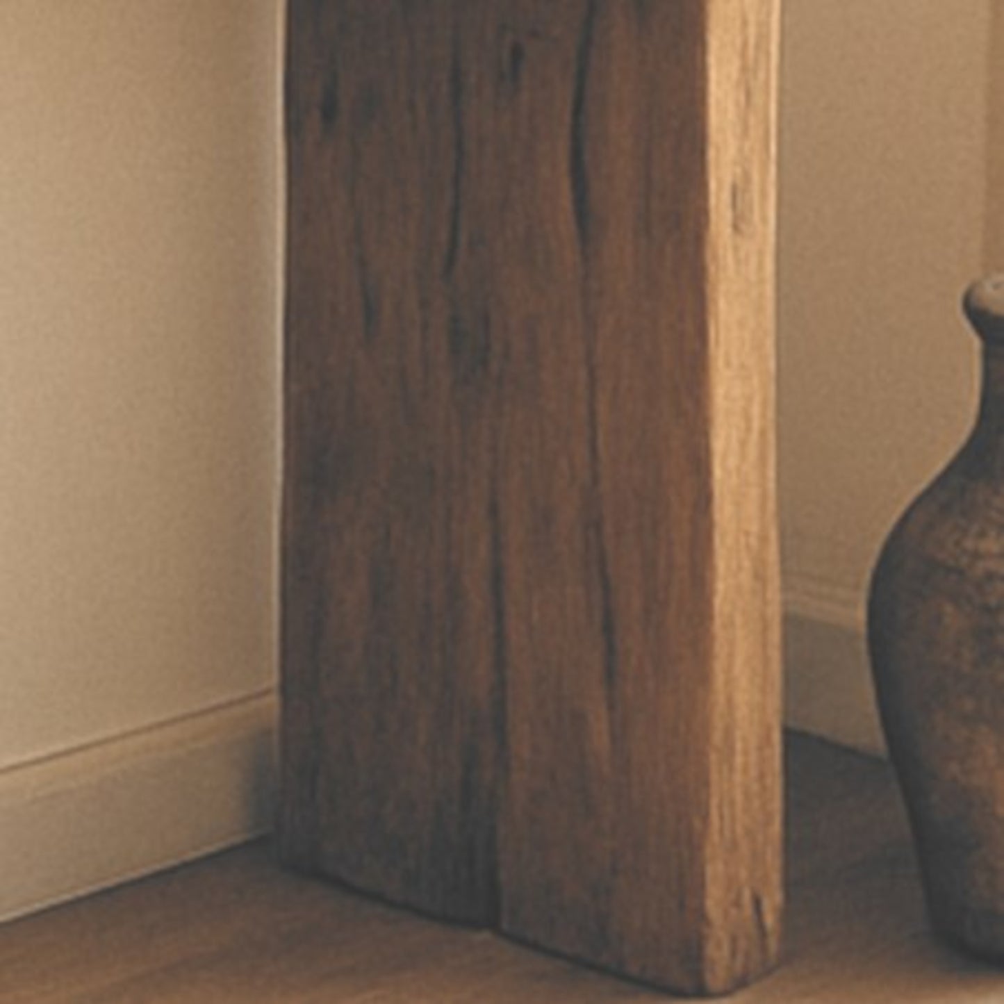 Rustic Wooden Console Table, Reclaimed Solid Wood