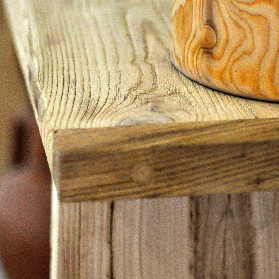 Wood Console Table, Unique Rustic Reclaimed Solid Wood, Custom Farmhouse Hallway Sofa Entrway Wooden Solid Foyer Dresser Entry Table