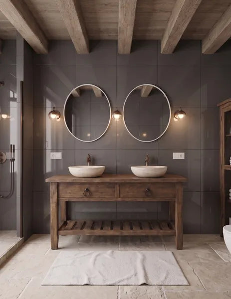 Travertine Bathroom Vanity Sinks