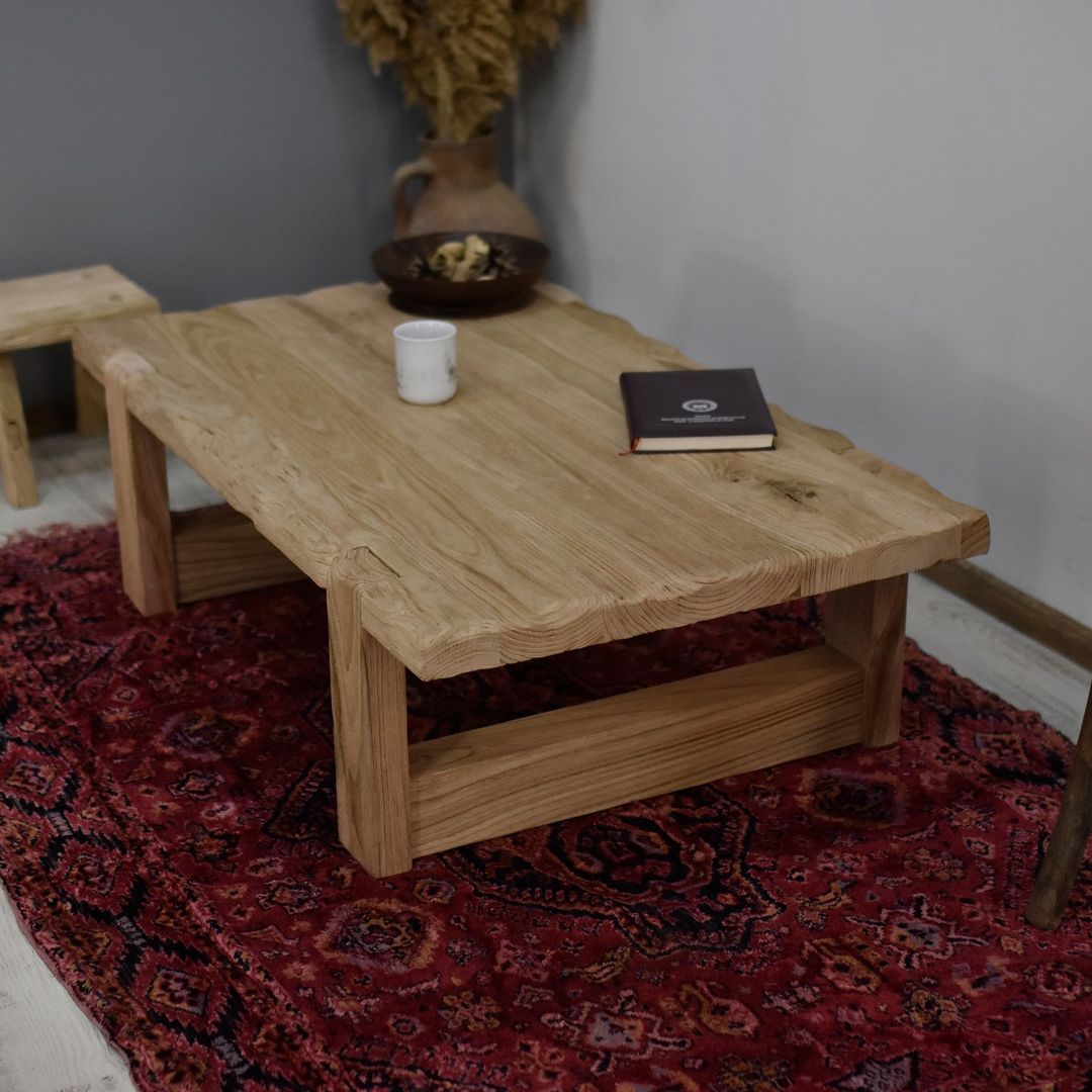 Solid Wood Coffee Tables, Wooden Coffee Tables, Rustic Rectangle Wood Coffee Table