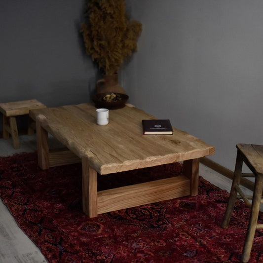 Solid Wood Coffee Tables, Wooden Coffee Tables, Rustic Rectangle Wood Coffee Table