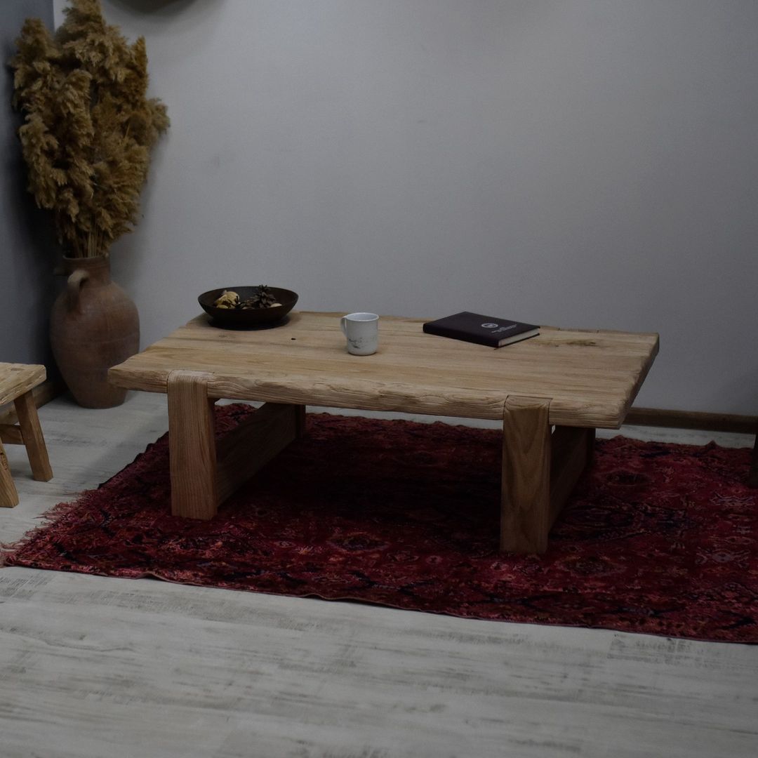 Solid Wood Coffee Tables, Wooden Coffee Tables, Rustic Rectangle Wood Coffee Table