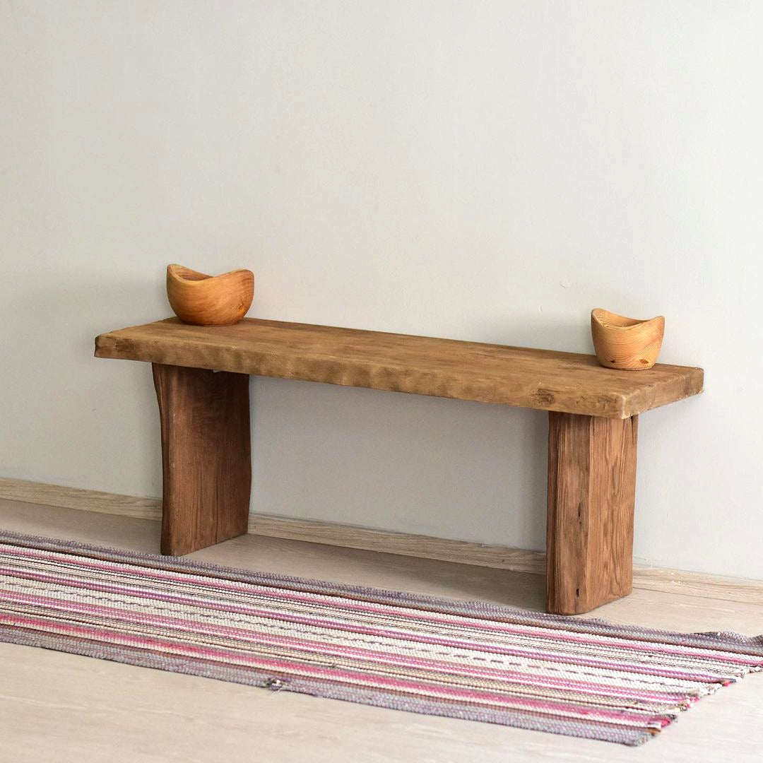 Wooden Bench, Rustic Wood Bench, Reclaimed Wood Bench, Wood Entryway Bench, Indoor Wood Bench