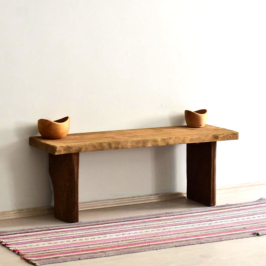 Wooden Bench, Rustic Wood Bench, Reclaimed Wood Bench, Wood Entryway Bench, Indoor Wood Bench