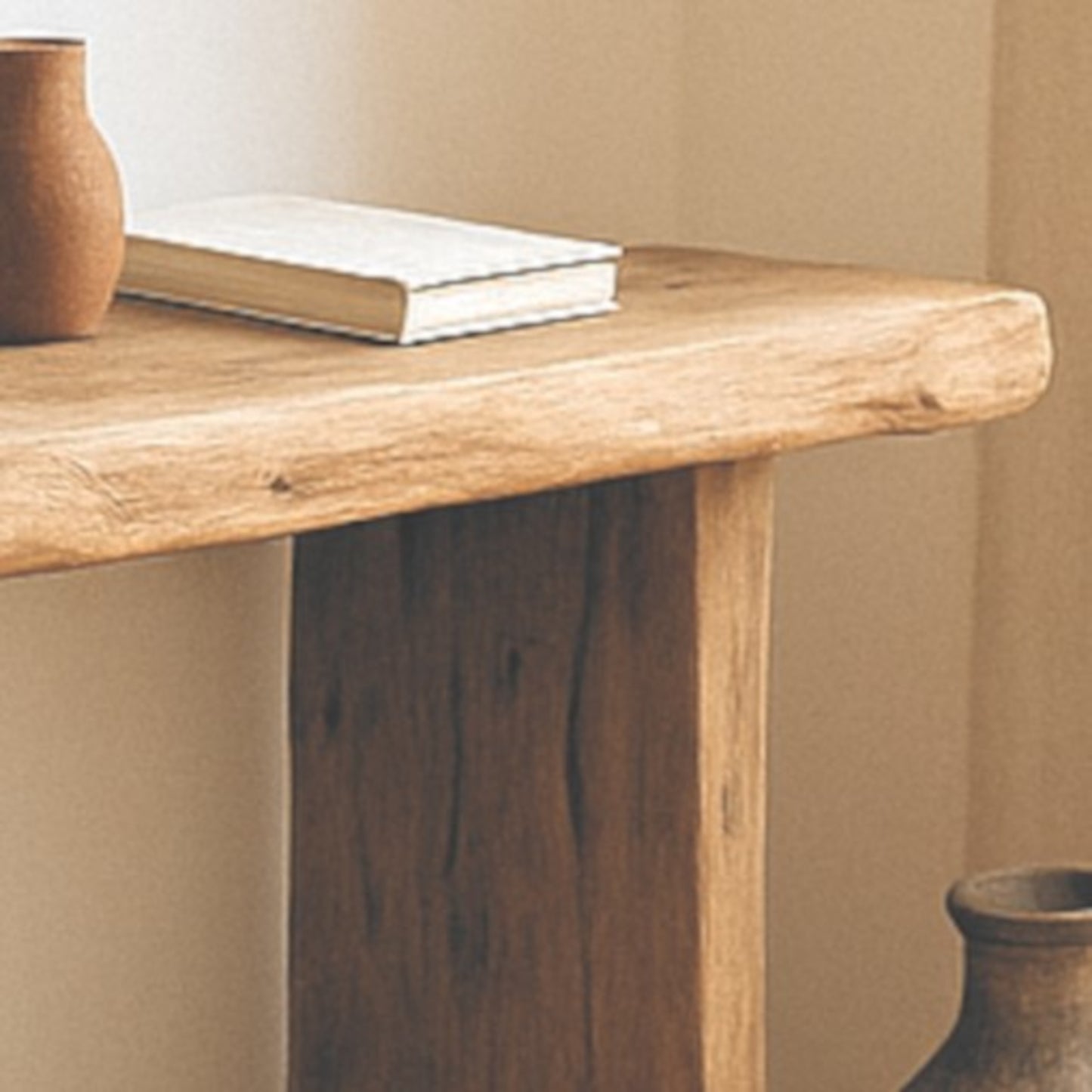 Rustic Wooden Console Table, Rustic Reclaimed Solid Wood, Hallway Entrway Foyer Dresser Entry Table