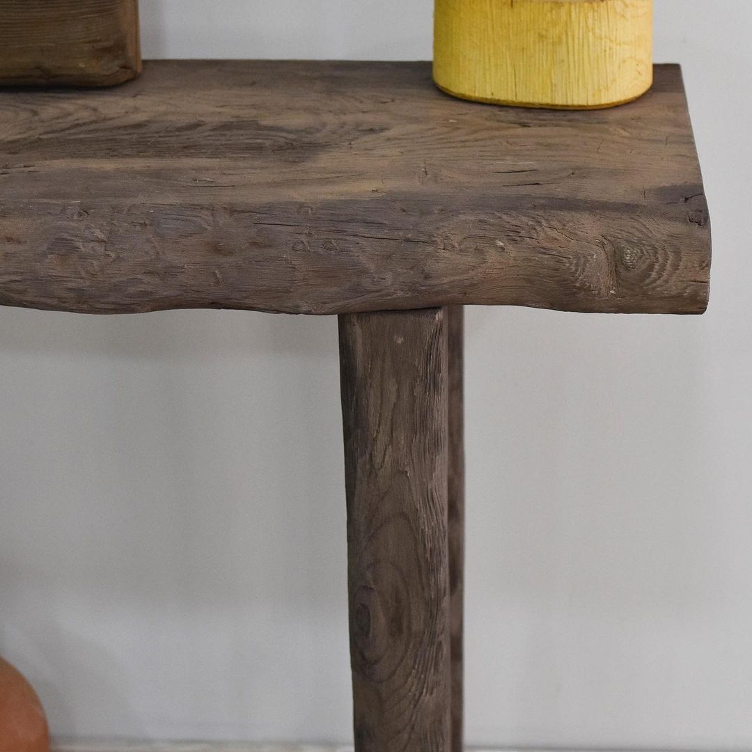 Solid Wood Console Table, Rustic Reclaimed Console Table, Custom Farmhouse Hallway Sofa Entrway Foyer Dresser Entry Table