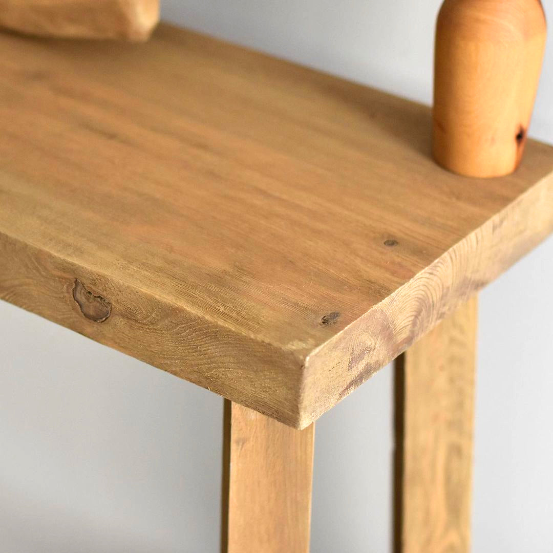 Mirrored Console Table, Unique Rustic Reclaimed Solid Wood, Custom Farmhouse Hallway Sofa Entrway Table Wooden Solid Foyer Entry Table