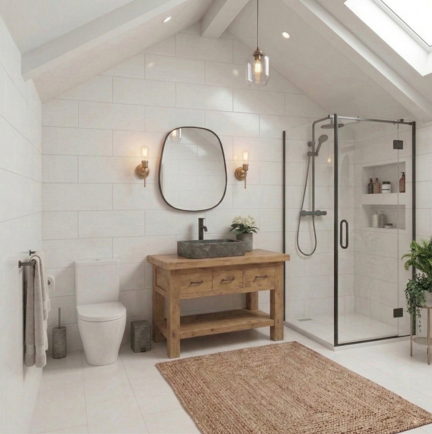 Rustic Bathroom Vanity Single Double Sink, Rustic Solid Wood Bathroom Vanities