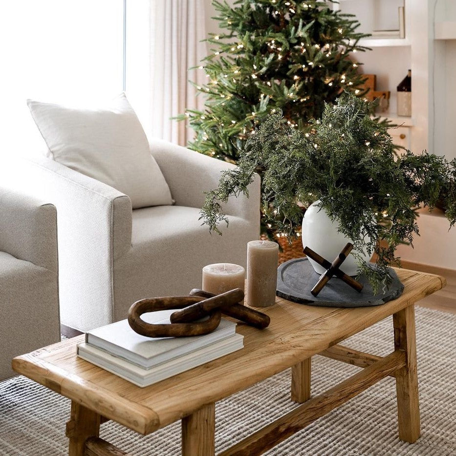 Rectangle Wood Coffee Table, Modern Wooden Coffee Table, Solid Wood Coffee Tables
