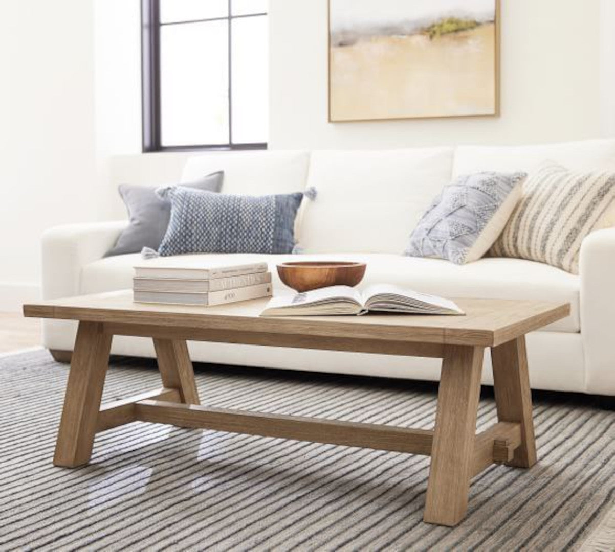 Modern Wood Coffee Table, Rectangle Wood Coffee Table, Wooden Coffee Tables
