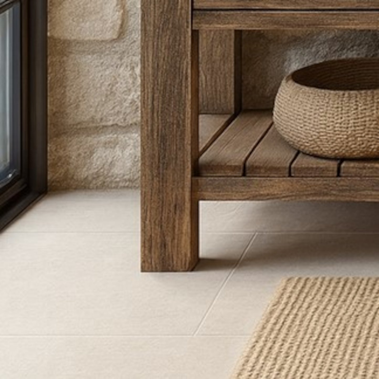 Wood Bathroom Vanity with 2 Drawers, Rustic Solid Wood Bathroom Vanities, Dark Wood Sink Vanity