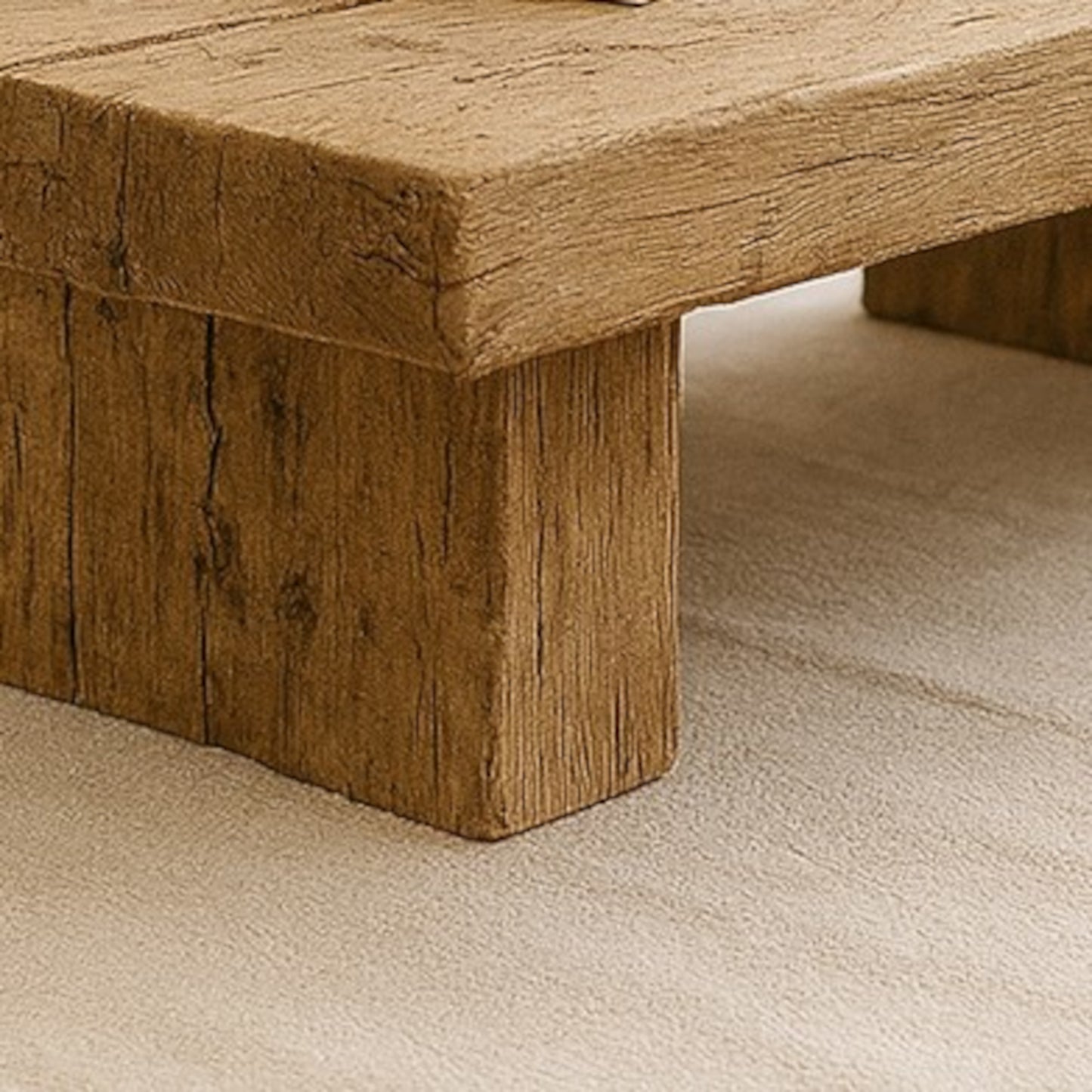 Large Wooden Coffee Table, Reclaimed Wood Coffee Table, Rustic Wood Coffee Table